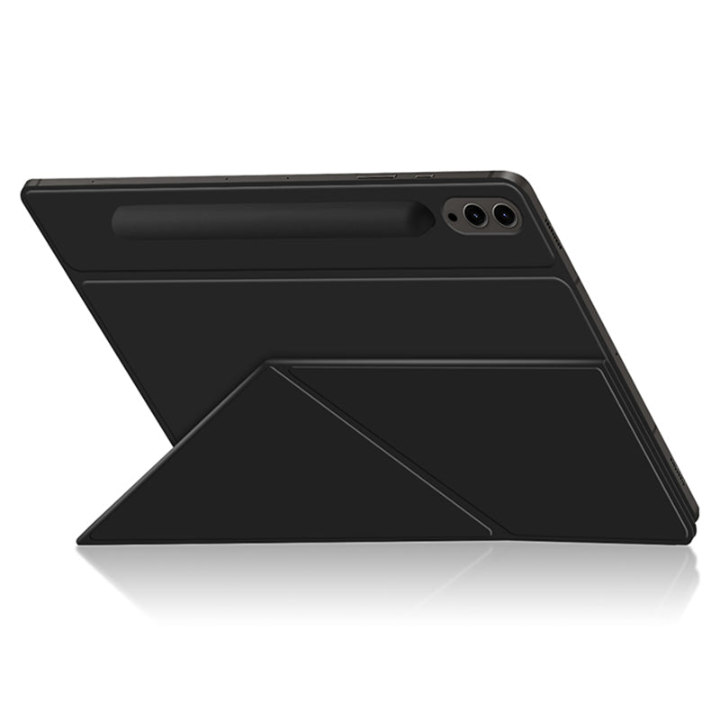 For Samsung Galaxy Tab S9 FE+ Case Magnetic PU Leather+PC Anti-scratch V-fold Stand Tablet Cover For Samsung Galaxy Tab S9 FE+ Case Magnetic PU Leather+PC Anti-scratch V-fold Stand Tablet Cover